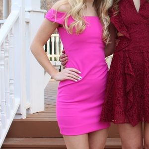 Hot Pink Formal Dress